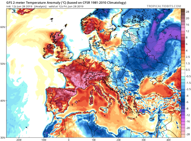 June Heatwave 2019: can we attribute the event to anthropogenic emission?