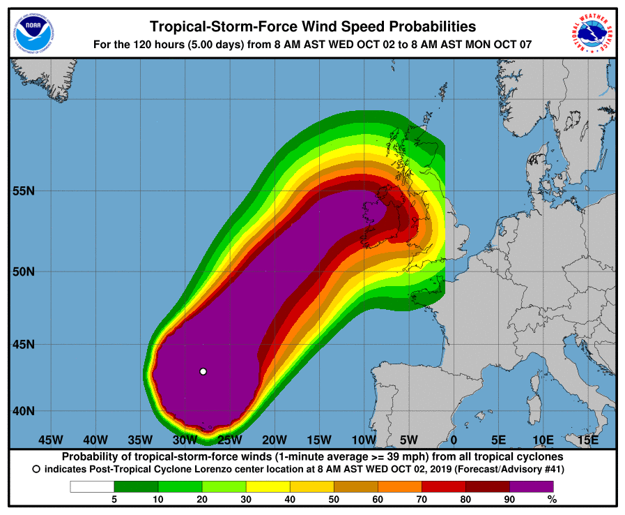 After Lorenzo and Ophelia, should we prepare European coasts for tropical storms and hurricanes?
