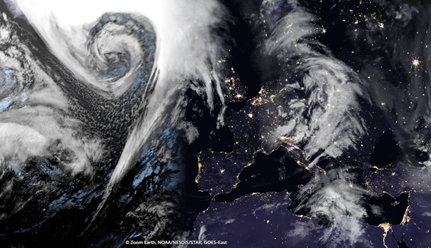 The 2020 extra-tropical monster cyclones and their (possible) relations with climate change