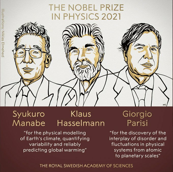 The 2021 Nobel Prize on Physics awarded to the physics of complex systems!