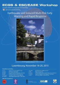 ECGS & ESC/EAEE Joint Workshop: Earthquake and Induced Multi-Risk Early Warning and Rapid Response
