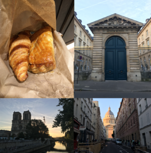 Photos from Maria's conference trip to Paris, including some delicious pastries and famous landmarks