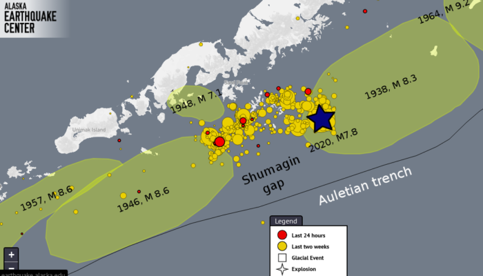 Earthquake of the month: Simeonof – Alaska M 7.8
