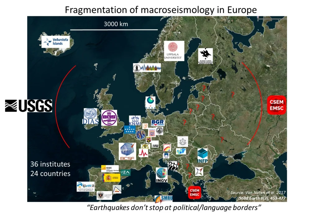 Crowdsourcing in Europe: how to share macroseismic data of felt earthquakes ?