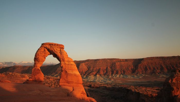 Famous geological sites: Delicate Arch, Utah