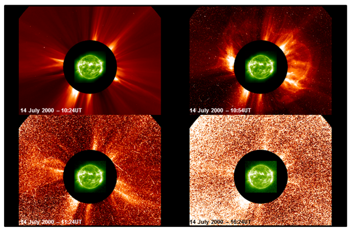 Web-based Tools for Forecasting Solar Particle Events and Flares