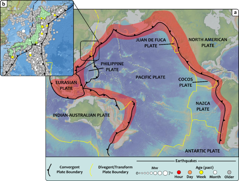 Tsunami japan plate tectonics