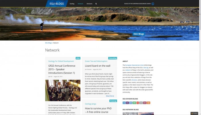 Join the EGU Blog Network!