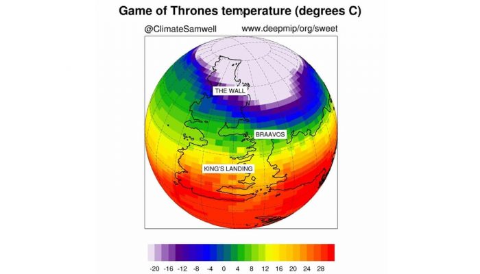Geosciences Column: climate modelling the world of Game of Thrones