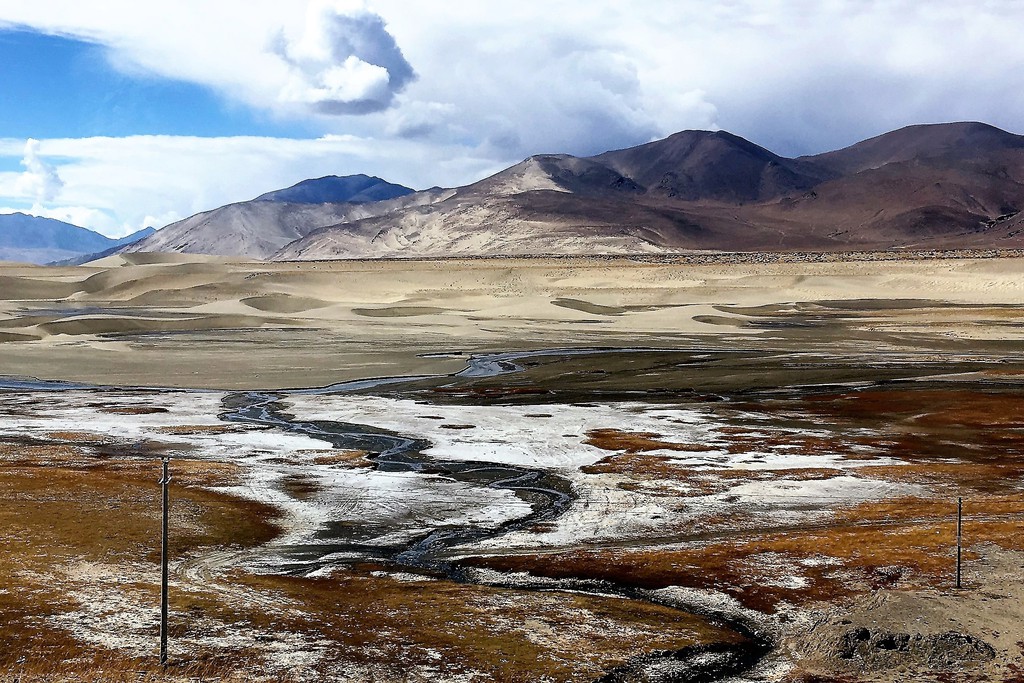 GeoLog Imaggeo On Mondays Sand And Snow On The Tibetan Plateau