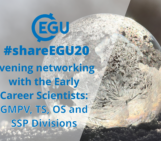 #shareEGU20: join our GMPV, TS, OS, SSP and SSS Division Early Career Scientists for a networking evening!