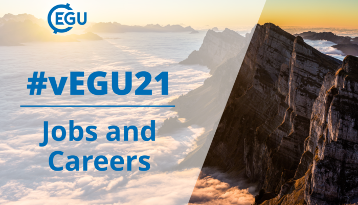Whats on at #vEGU21: Jobs and Careers!