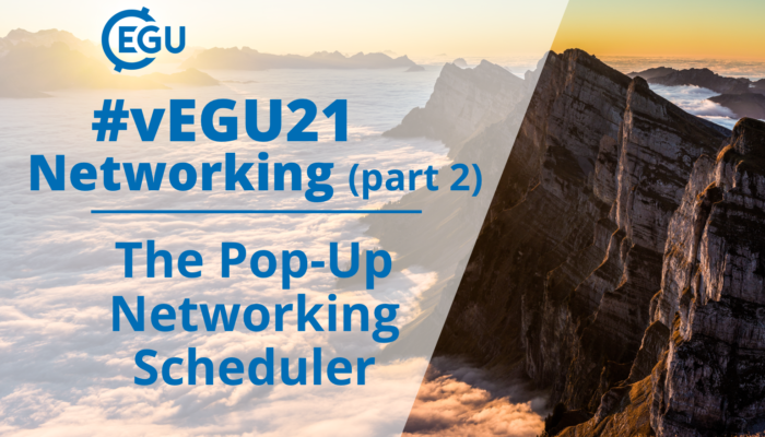 How to vEGU – Networking (part 2): the pop-up networking scheduler!