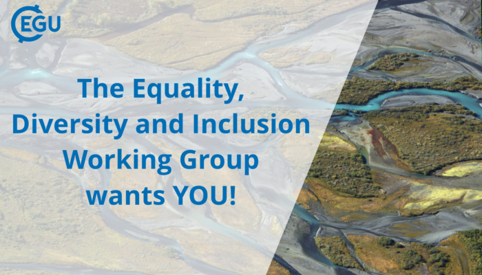 EGU Equality, Diversity and Inclusion Working Group: ‘We need to diversify our team’