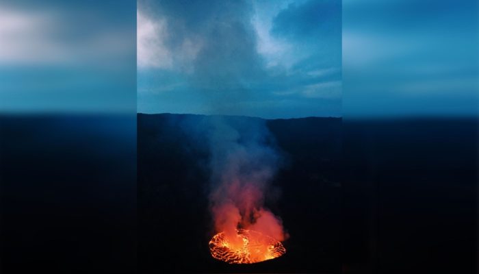 Imaggeo On Monday: Nyiragongo Crater by Nightfall