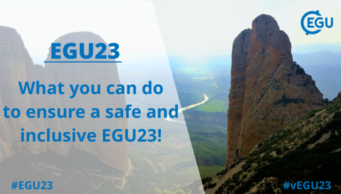 What you can do to ensure a safe and inclusive EGU23!