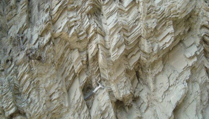 Imaggeo On Monday: High amplitude ‘V-shaped’ kink fold with axial plane cleavage