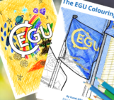 The new EGU colouring books!