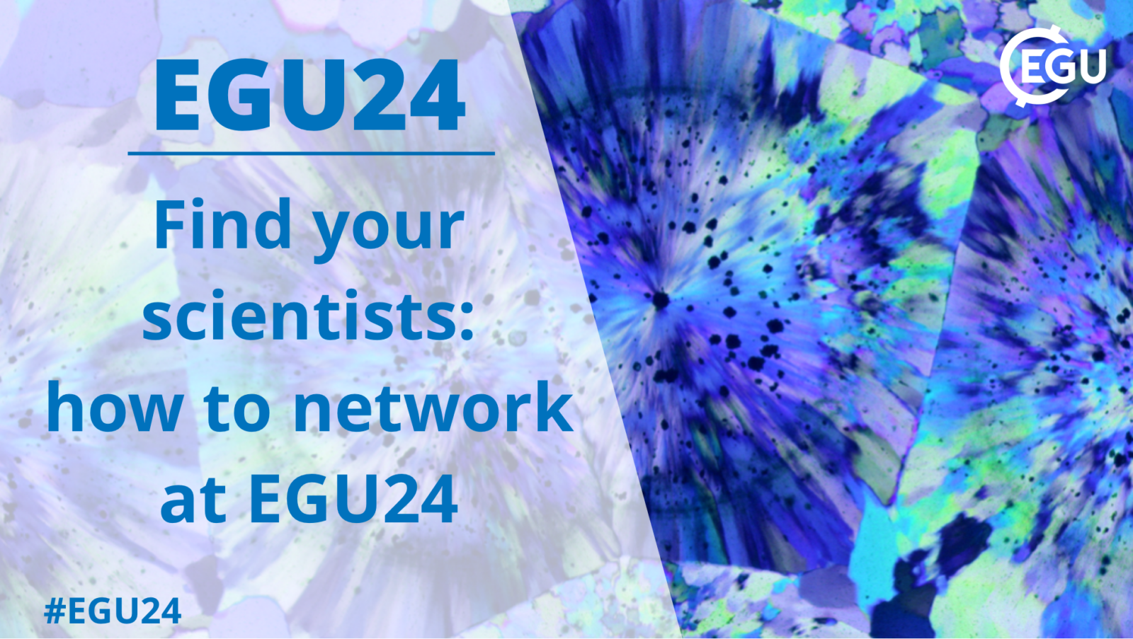 GeoLog | Find your scientists: how to network at EGU24