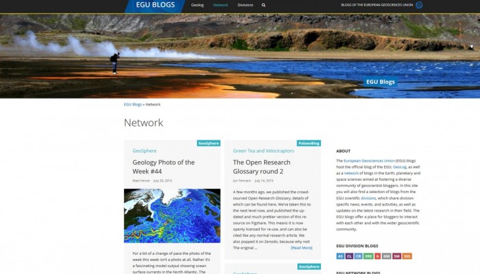 The EGU Network blogs are looking for guest contributions
