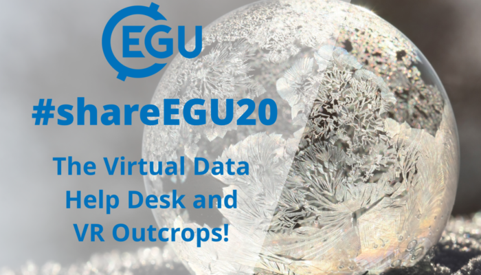 #shareEGU20: the Data Help Desk and VR Outcrops!