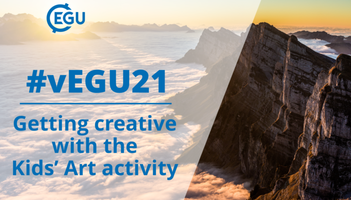 Whats on at #vEGU21: getting creative with the Kids Art activity!