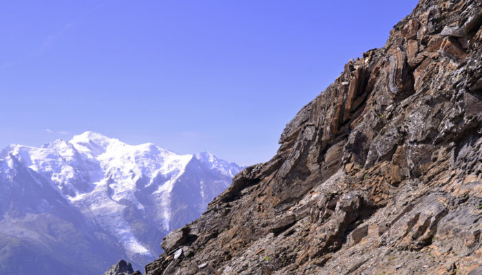 Imaggeo On Monday: Alps highest peak meets folded sea floor