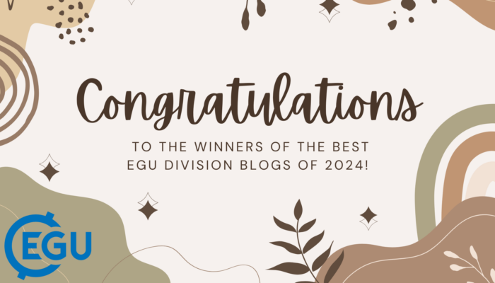 Congratulations to the winners of the best EGU division blogs of 2024!