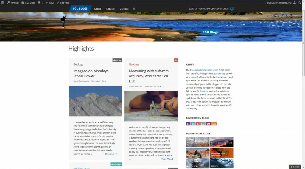 Looking back at the EGU Blogs in 2015: welcoming new additions