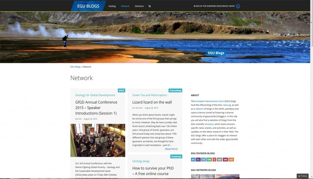 Join the EGU Blog Network!