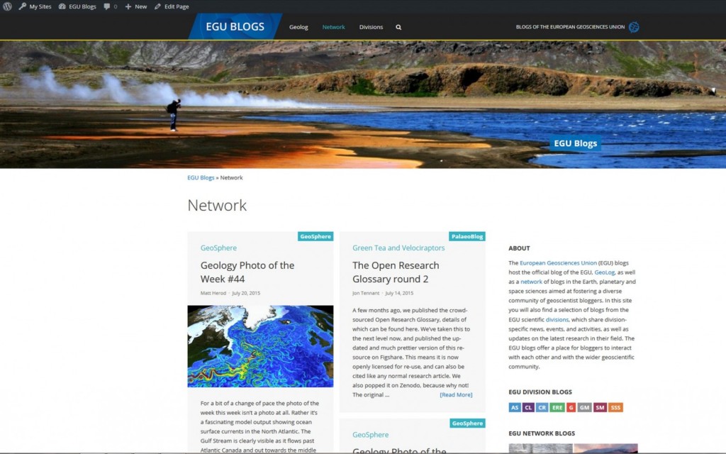 The EGU Network blogs are looking for guest contributions
