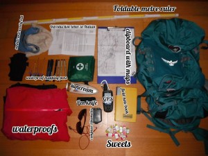 What is in your field rucksack? Take a peek in Zoe Mildon’s bag