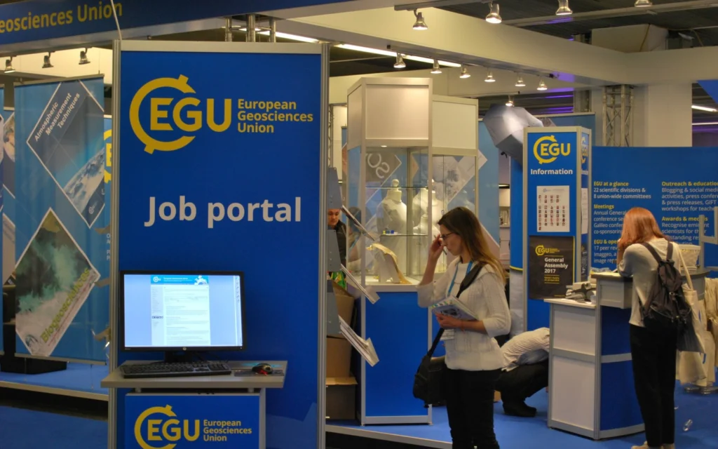 Head on over to the EGU Booth!