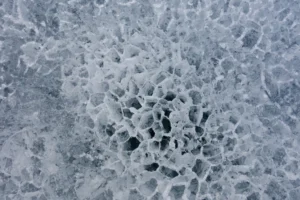 Imaggeo on Mondays: Antarctic winds make honeycomb ice