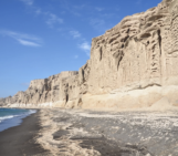 Imaggeo on Mondays: Santorini cliffs sculpted by wind and sea