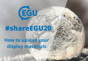 #shareEGU20: uploading your materials, a webinar and walk-through