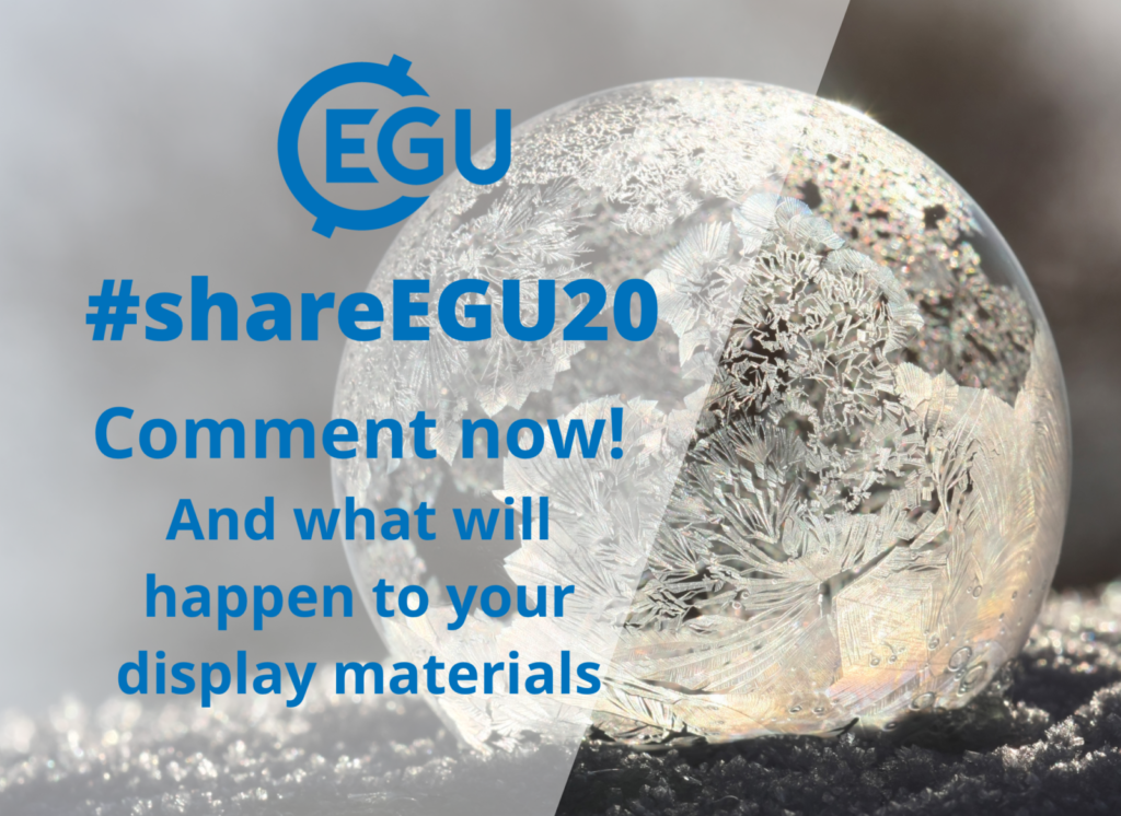 #shareEGU20: commenting and what happens to your displays