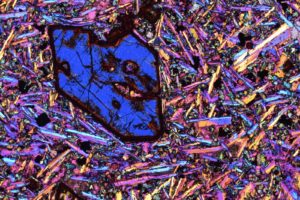 Imaggeo On Monday: Blue Olivine in an unusual basalt