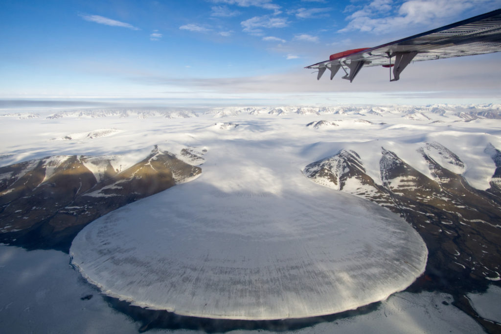 Imaggeo On Monday: Elephant Foot Glacier in Greenland from a Twin Otter perspective