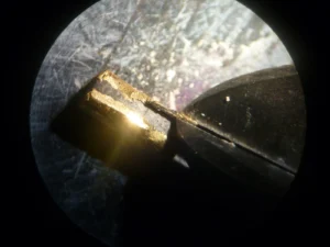 Imaggeo On Monday: Artificial peridotite takes its gold coat off