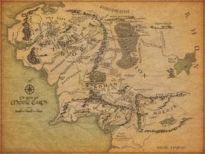 Far over the Misty Mountains cold, to dungeons deep and caverns old: the geology of the Lord of the Rings.