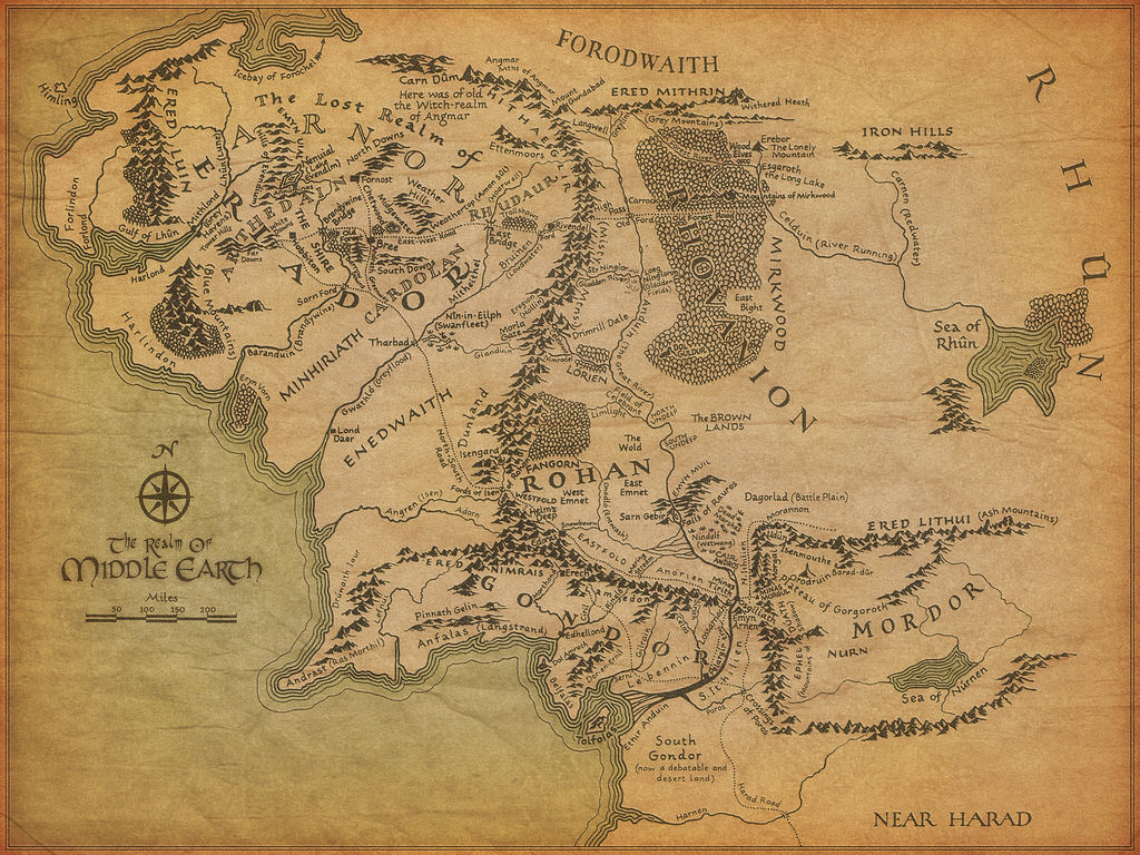 Far over the Misty Mountains cold, to dungeons deep and caverns old: the geology of the Lord of the Rings.