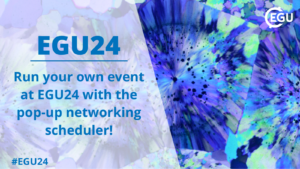 Run your own event at EGU24 with the pop-up networking scheduler!