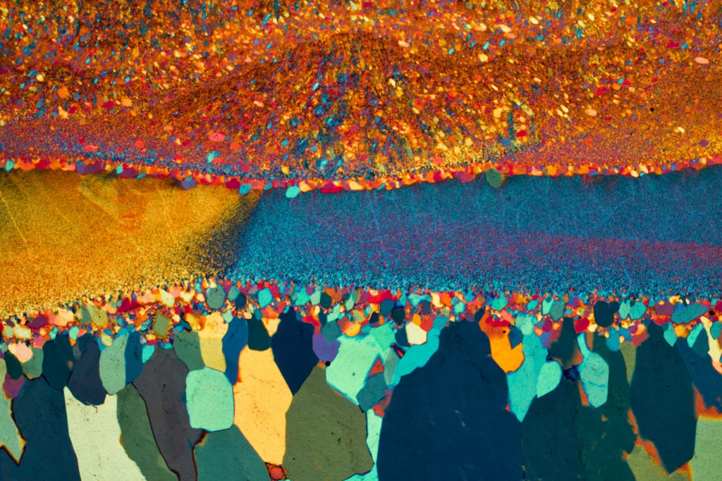 Imaggeo On Monday: Polarized light photomicrograph of a thin section of Brazilian agate