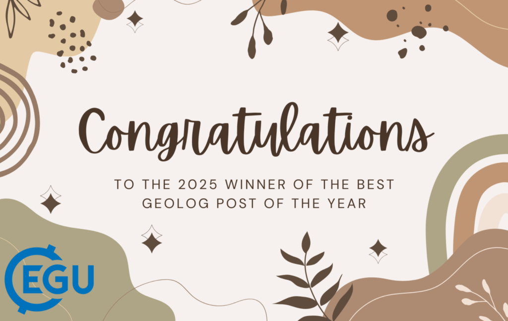 Congratulations to the 2025 winner of the first ever Geolog post of the year!