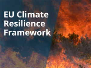 GeoPolicy: Response to the new European climate resilience framework