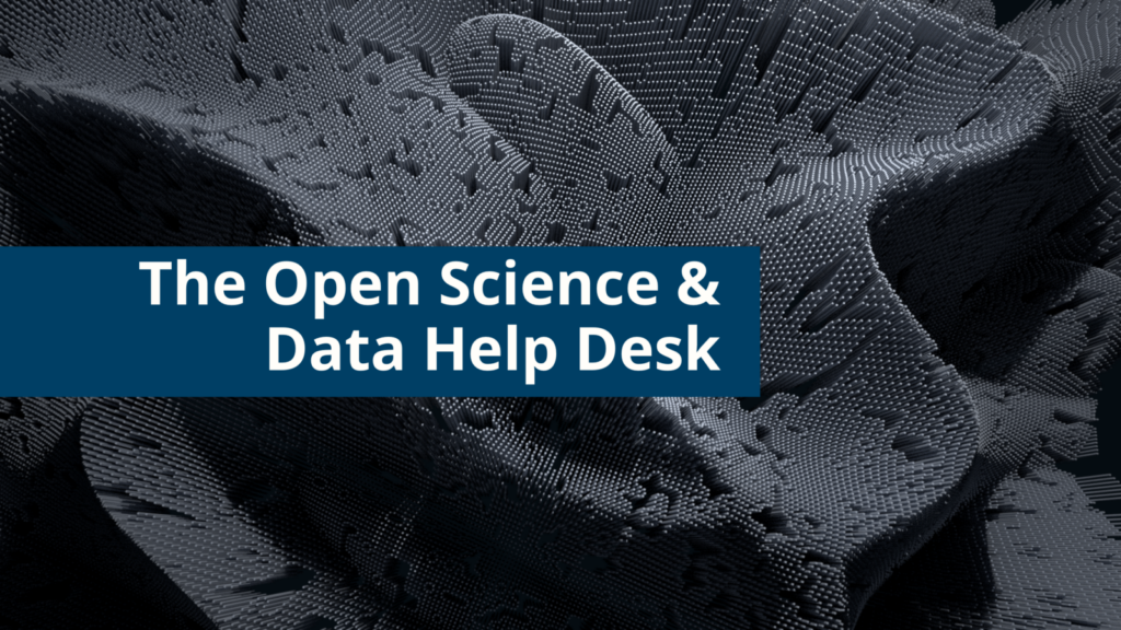 Build your Open Science practice!  Visit the Open Science & Data Help Desk at EGU26!