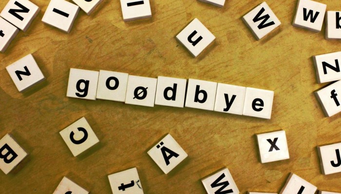 A fond farewell