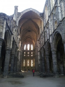 L'abbaye de Villers. Photo: D. Schillereff
