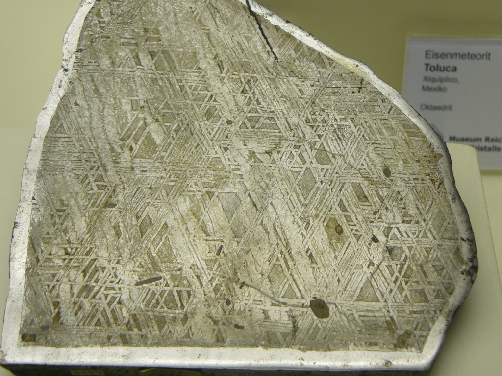 Iron meteorite found in Roeburne, Hammersley Range, NW Australia. This piece is exhibited in the Museum Reich der Kristalle, Munich, Germany.by Konstantinos Kourtidis